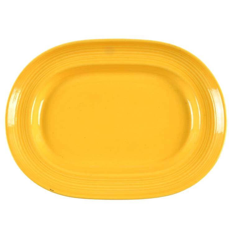 Colorstax Yellow 10" Oval Serving Platter