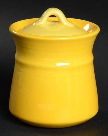 Colorstax Yellow Sugar Bowl & Lid