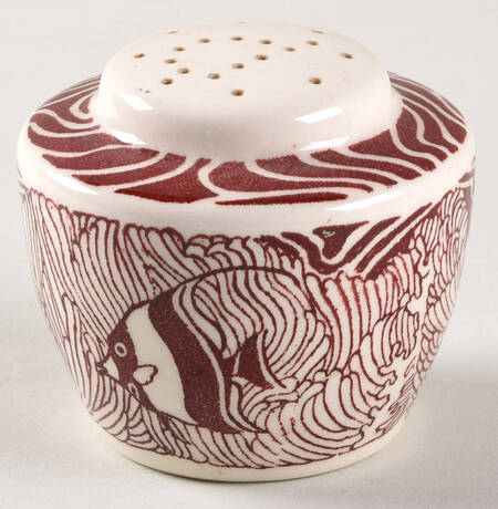 Coral Reef Maroon Salt Shaker