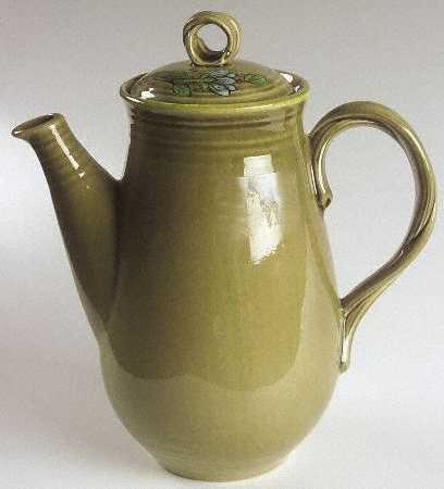 Dahlia Blue Coffee Pot & Lid