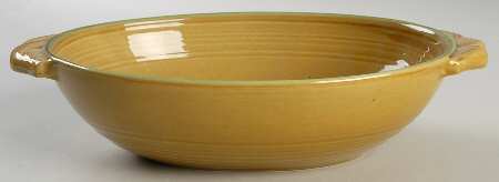 Dahlia Gold 11" Oval Vegetable Bowl