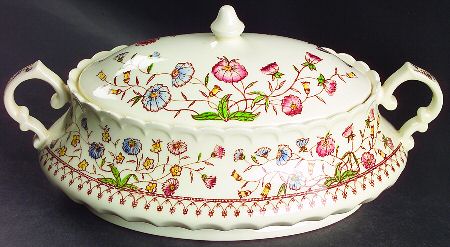 Desert Bloom 1.25 Quart Oval Covered Casserole