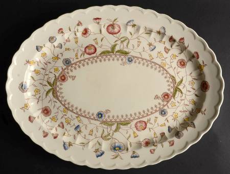 Desert Bloom 15" Oval Serving Platter