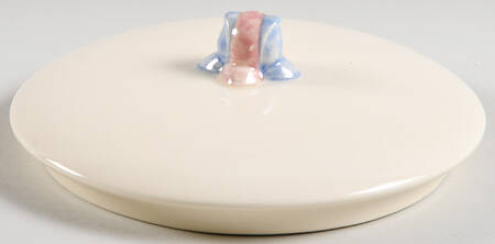 Delphinium Lid for Round Vegetable
