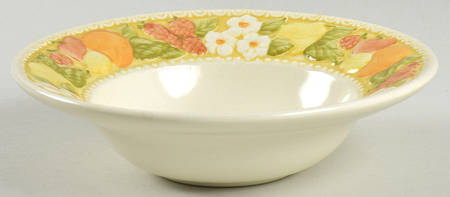 Della Robbia Rim Fruit/Dessert (Sauce) Bowl
