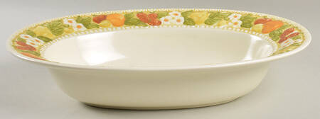Della Robbia 12" Oval Vegetable Bowl