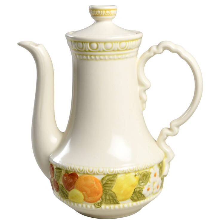 Della Robbia Coffee Pot & Lid