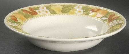 Della Robbia Rim Soup Bowl
