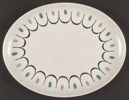 Del Rey 13" Oval Serving Platter