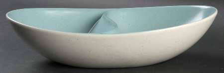 Del Rey 11" Oval Divided Vegetable Bowl