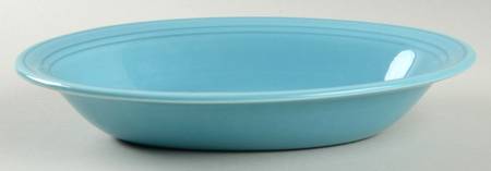 Early California Light Blue 9" Oval Vegetable Bowl