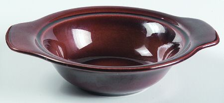 Early California Brown Lugged Chowder Bowl