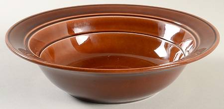 Early California Brown 8" Round Vegetable Bowl