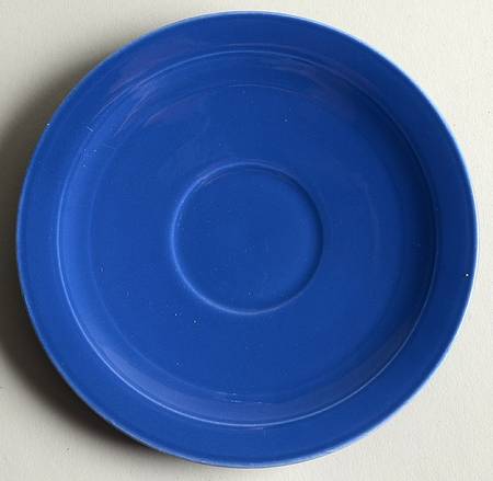 Early California Cobalt Blue Saucer