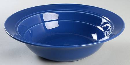 Early California Cobalt Blue 8" Round Vegetable Bowl