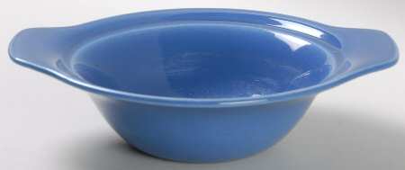 Early California Cobalt Blue Lugged Chowder Bowl