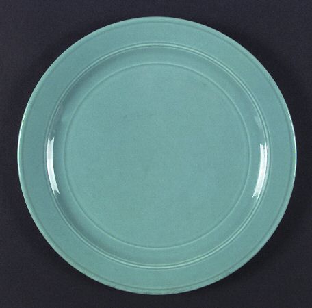 Early California Turquoise Luncheon Plate
