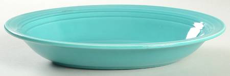 Early California Turquoise 10" Oval Vegetable Bowl
