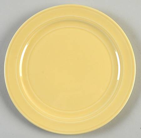 Early California Yellow Salad Plate