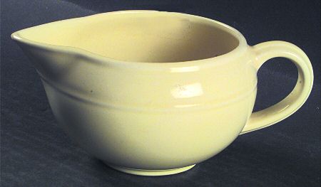 Early California Yellow Gravy Boat