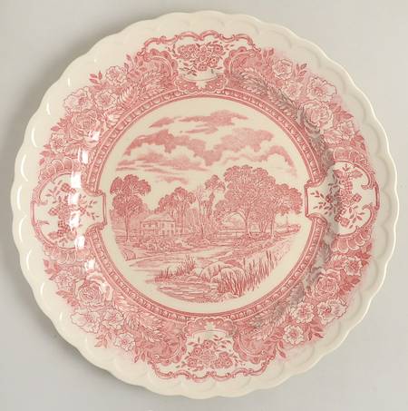 Early Days Pink Dinner Plate