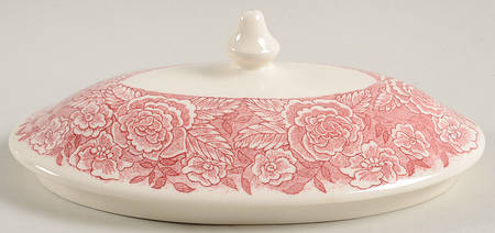 Early Days Pink Lid for 1.25 Quart Oval Covered Casserole