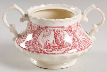 Early Days Pink Sugar Bowl No Lid