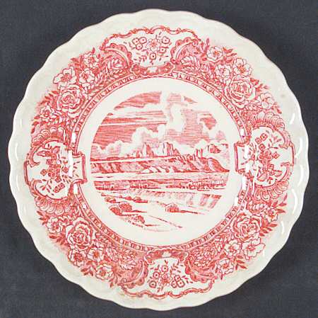 Early Days Pink Bread & Butter Plate