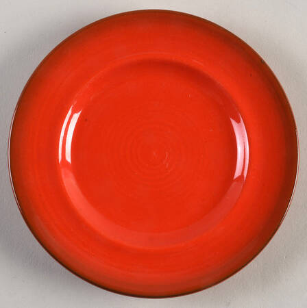 Flamenco Red Bread & Butter Plate