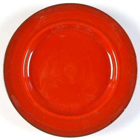 Flamenco Red Salad Plate