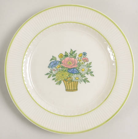 Flower Basket Salad Plate