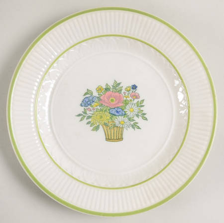 Flower Basket Bread & Butter Plate