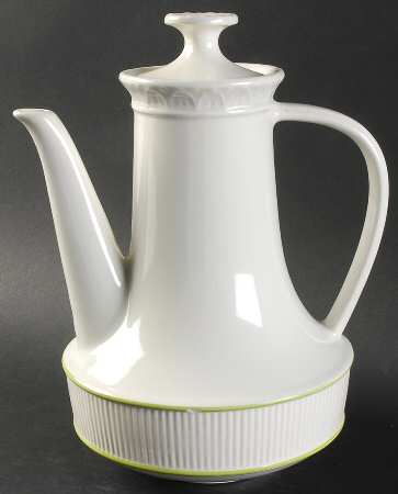 Flower Basket Coffee Pot & Lid