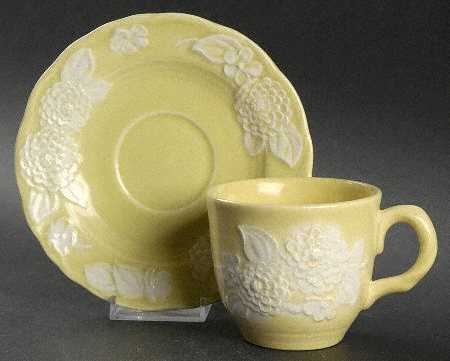 Flora Lace Flat Cup & Saucer Set