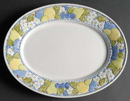 Florence 14" Oval Serving Platter