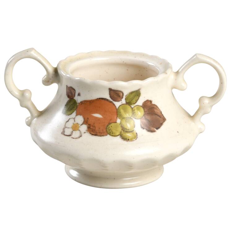 Fruit Basket Sugar Bowl No Lid