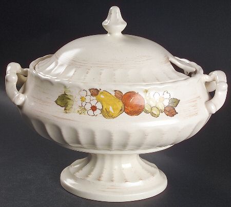Fruit Basket Tureen &  Lid