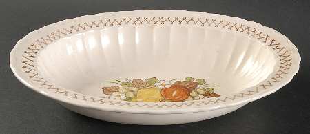 Fruit Basket 11" Oval Vegetable Bowl