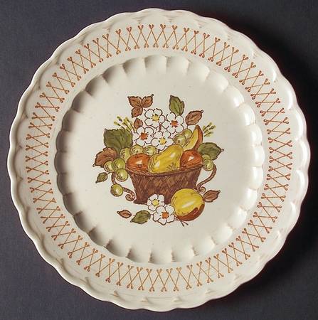 Fruit Basket Luncheon Plate