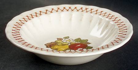 Fruit Basket Rim Fruit/Dessert (Sauce) Bowl