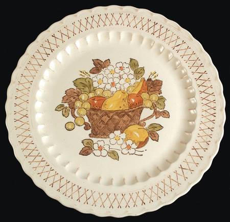 Fruit Basket 14" Chop Plate (Round Platter)