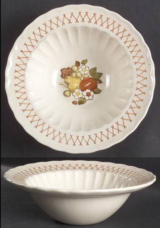 Fruit Basket 8" Round Vegetable Bowl