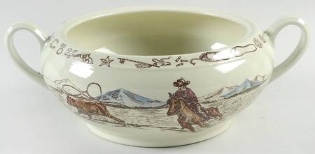 Frontier Days 2 Qt Round Covered Casserole No Lid