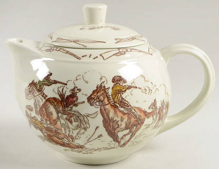Frontier Days Teapot & Lid