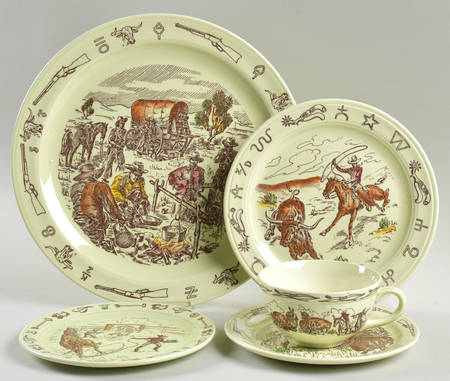 Frontier Days 5 Piece Place Setting