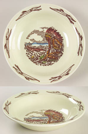 Frontier Days Rim Fruit/Dessert (Sauce) Bowl