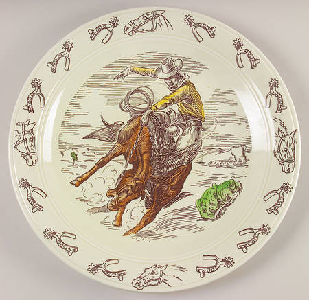 Frontier Days 12" Chop Plate (Round Platter)