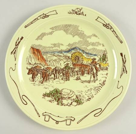 Frontier Days Luncheon Plate