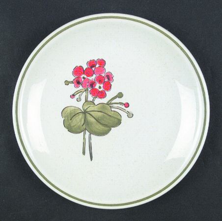 Geranium Salad Plate