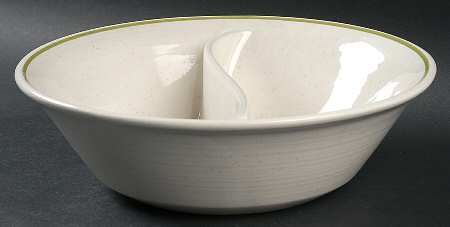 Geranium Round Divided Vegetable Bowl